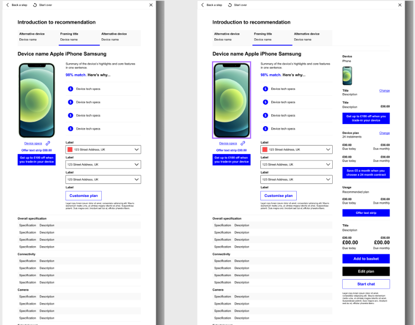 15gifts UI templates — large