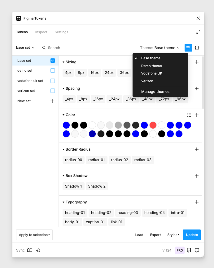 15gifts Figma Tokens plugin