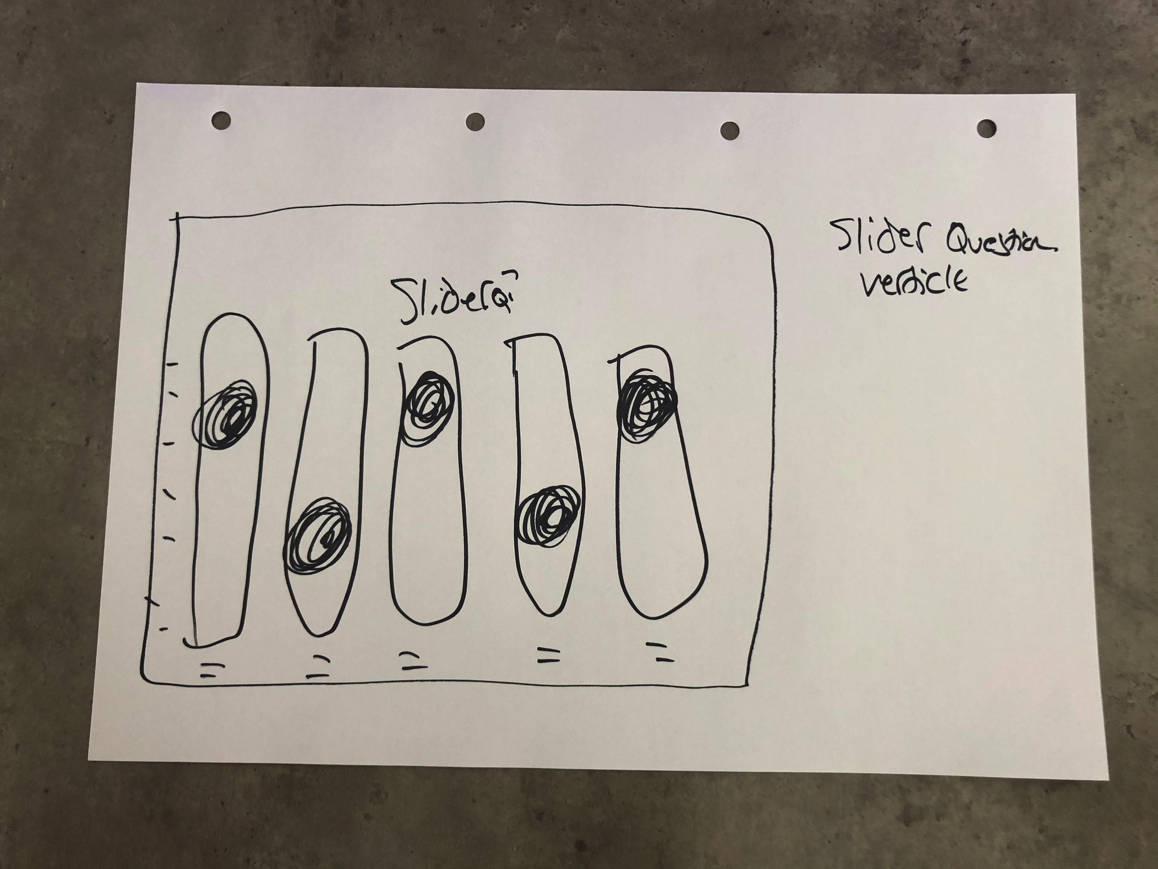 Vertical slider sketch