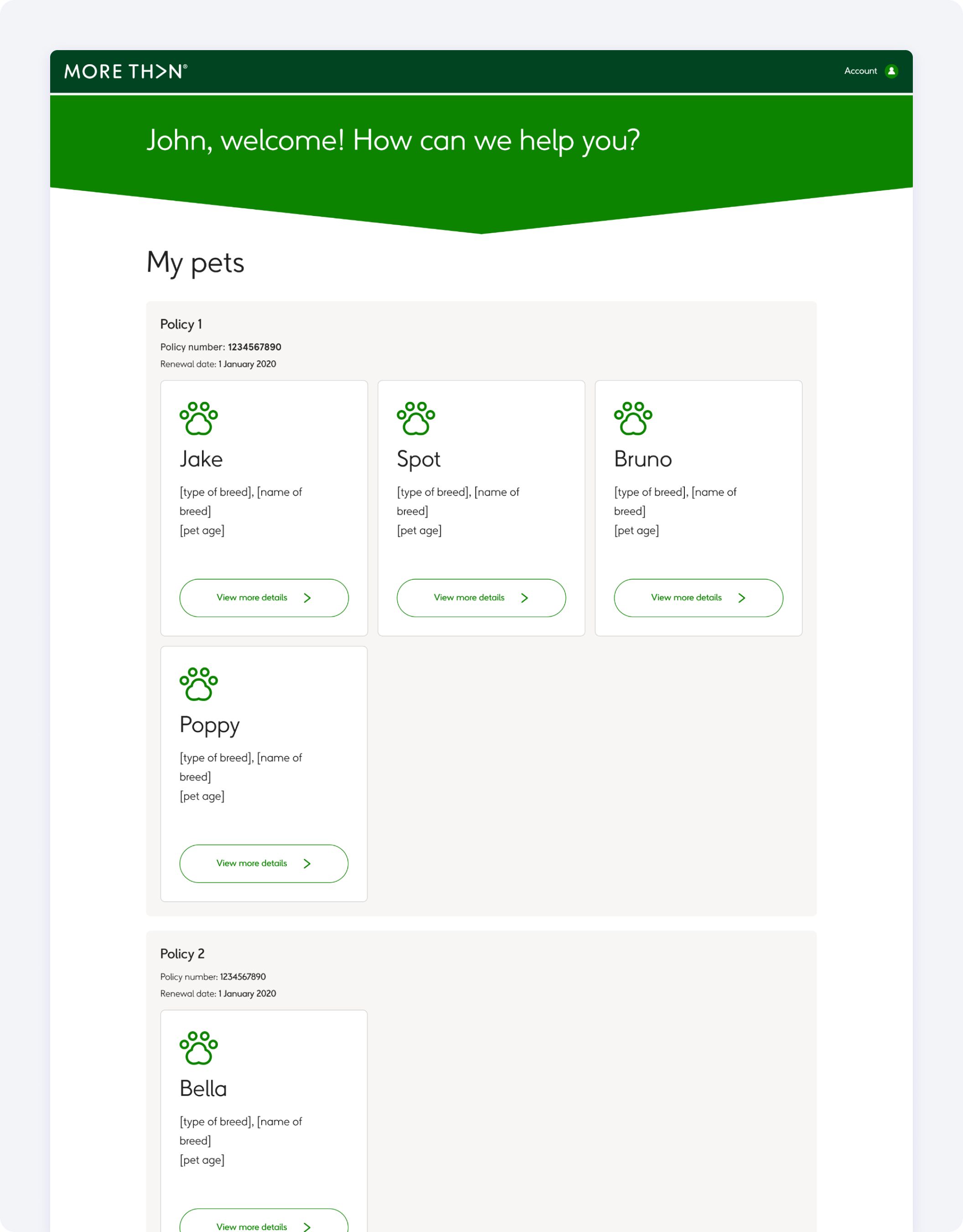 RSA pet insurance achievements